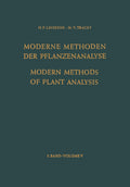 Modern Methods of Plant Analysis Moderne Methoden der Pflanzenanalyse