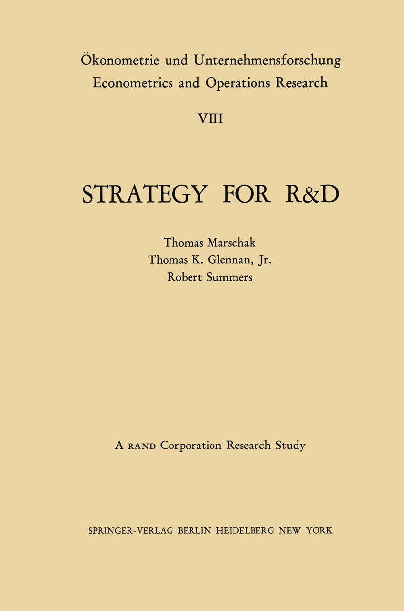 Ökonometrie und Unternehmensforschung Econometrics and Operations Research