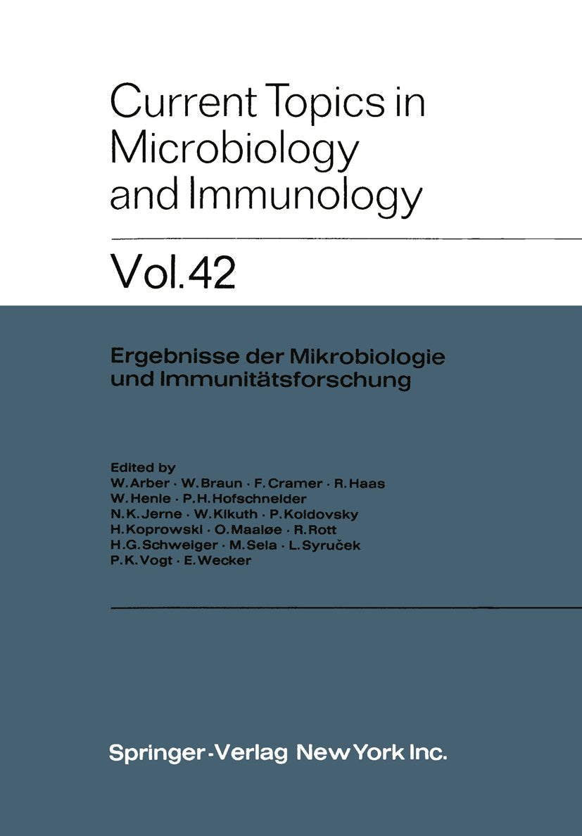 Current Topics in Microbiology and Immunology