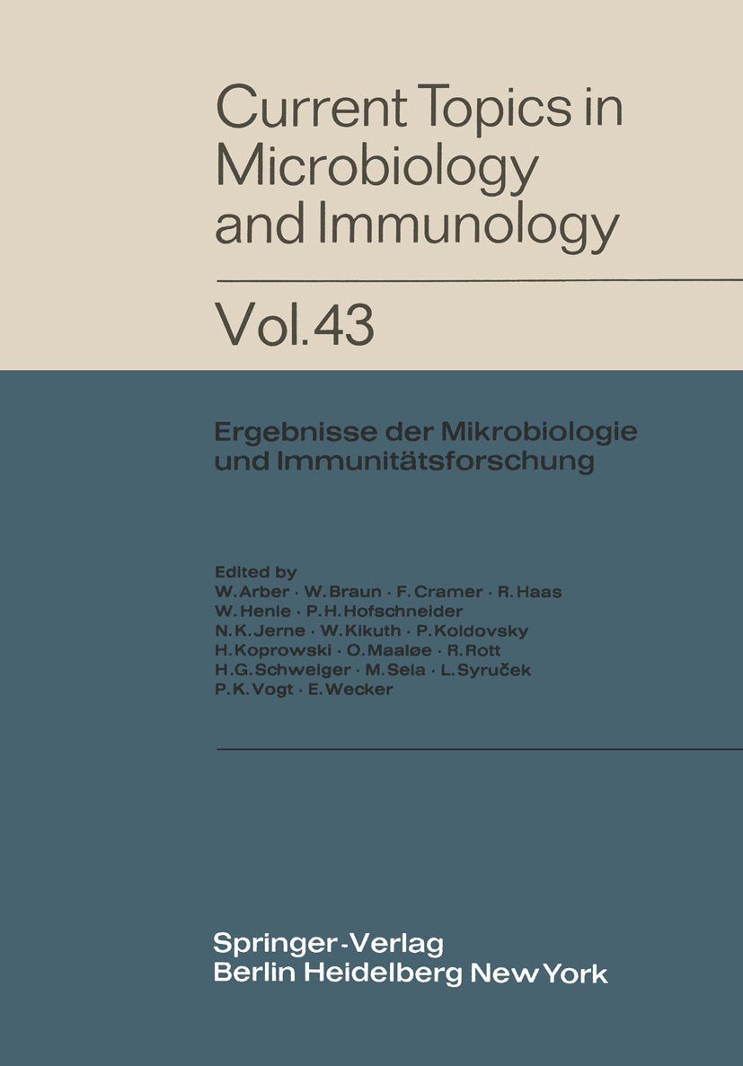 Current Topics in Microbiology and Immunology