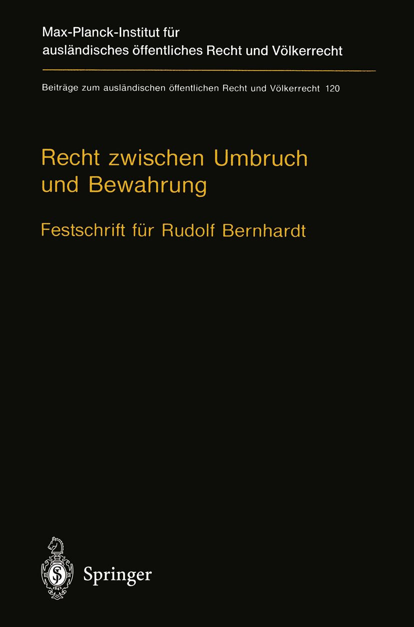 Recht zwischen Umbruch und Bewahrung