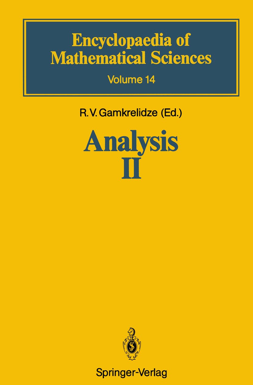 Encyclopaedia of Mathematical Sciences