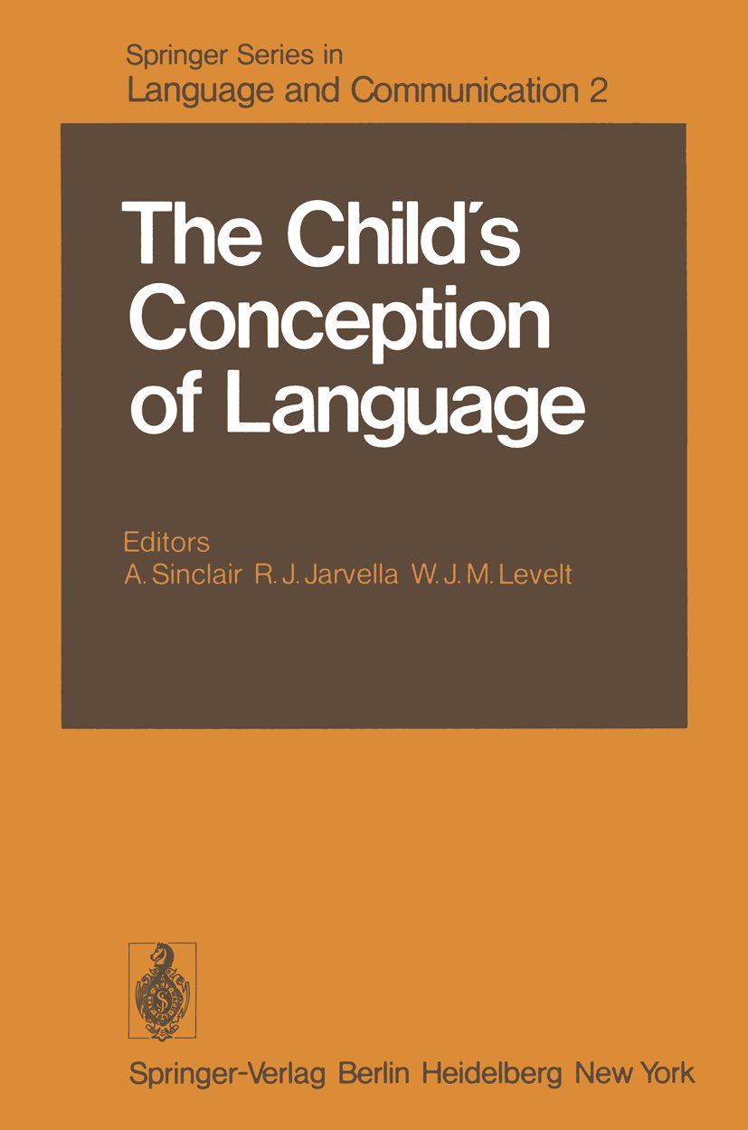 The Child’s Conception of Language