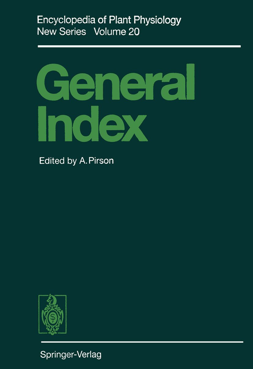 Encyclopedia of Plant Physiology