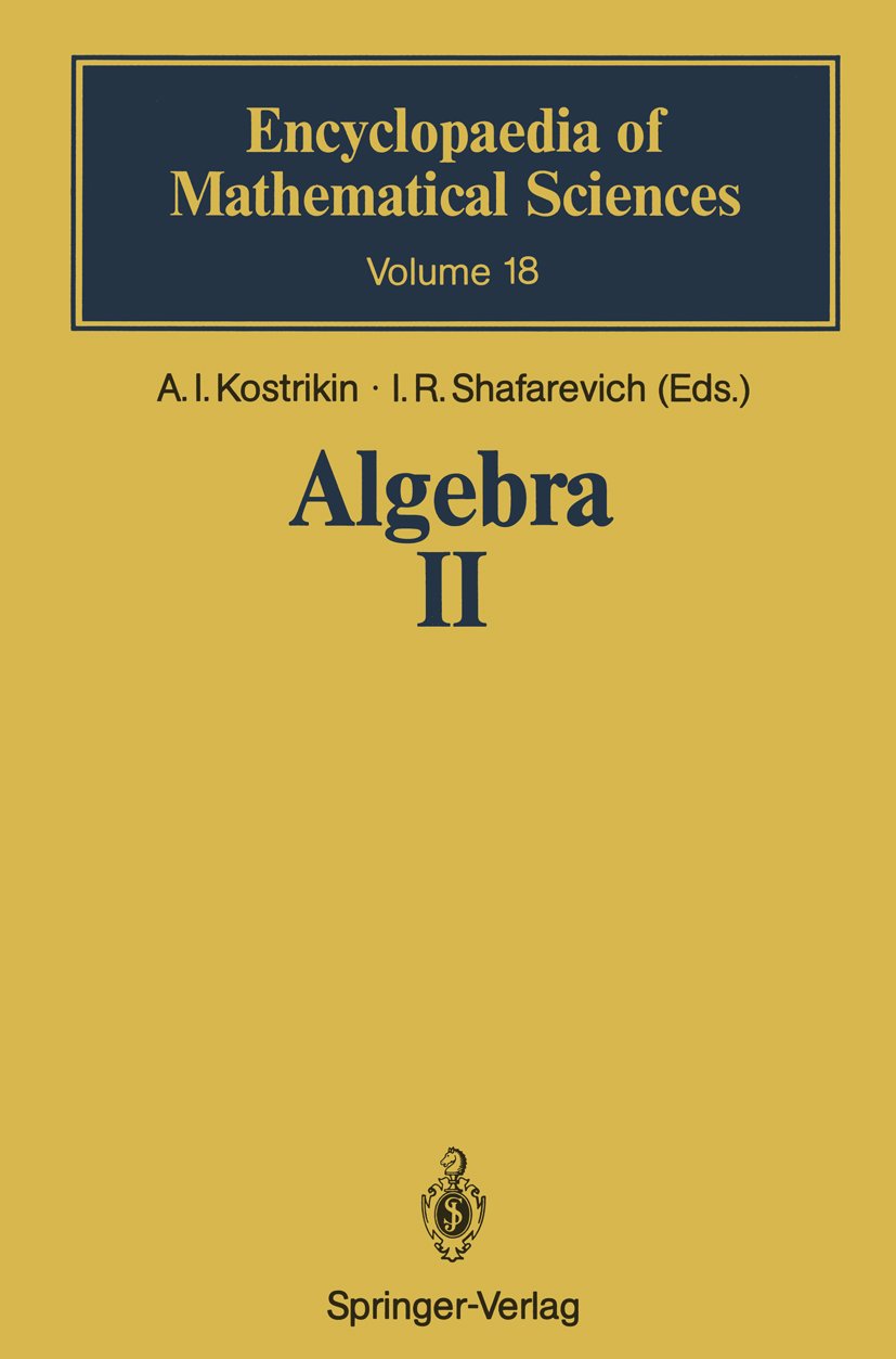 Encyclopaedia of Mathematical Sciences