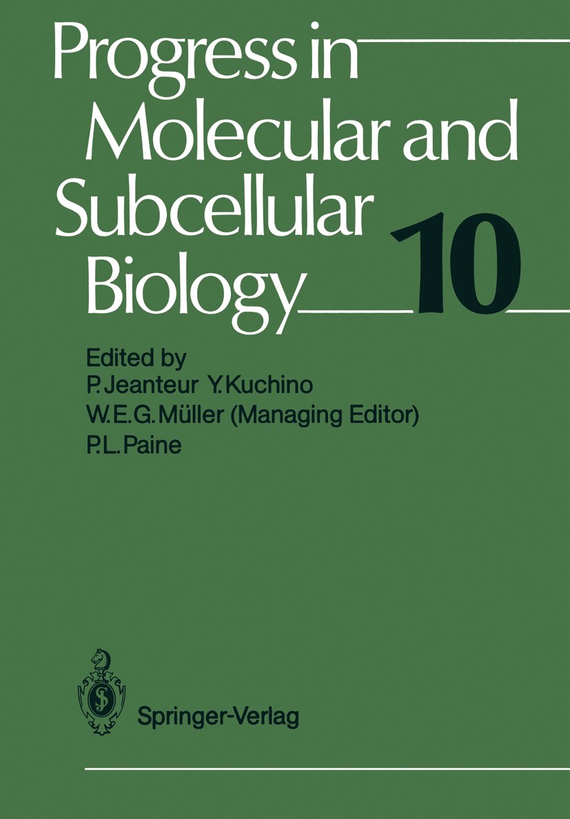 Progress in Molecular and Subcellular Biology