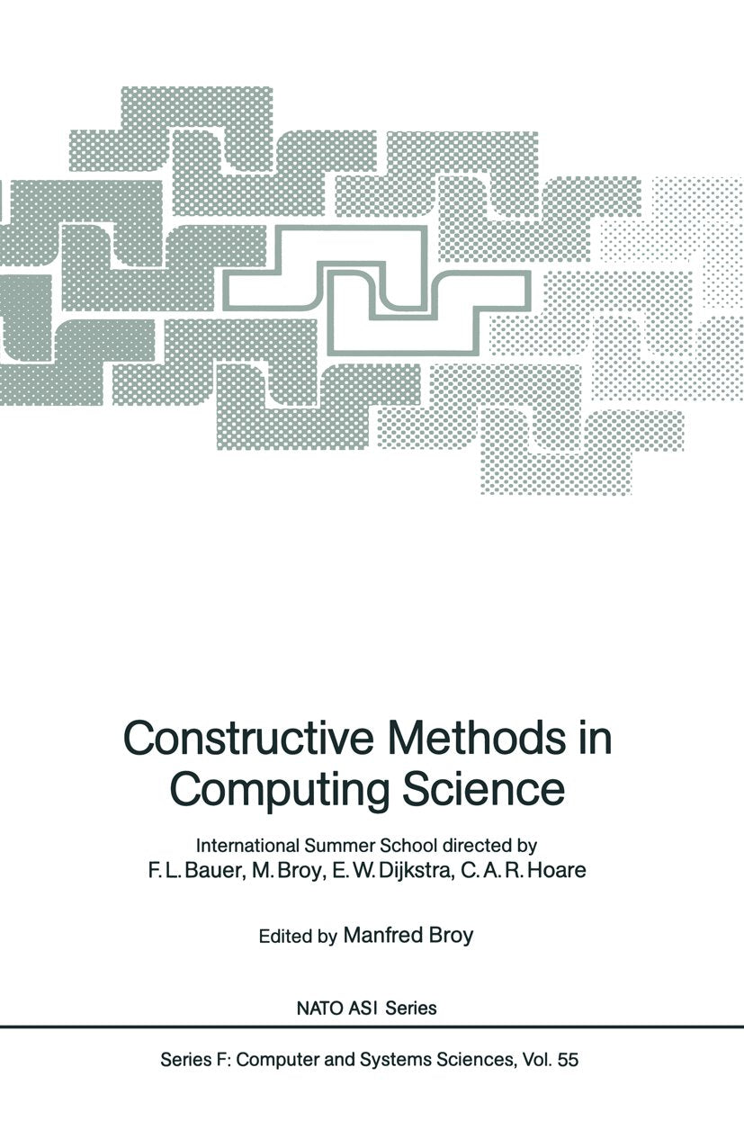 Constructive Methods in Computing Science