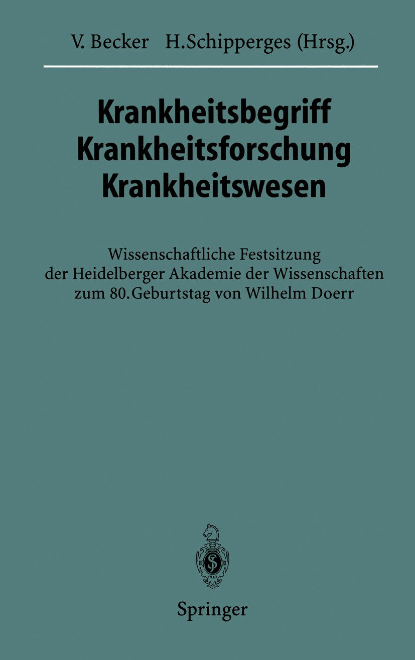 Krankheitsbegriff Krankheitsforschung Krankheitswesen