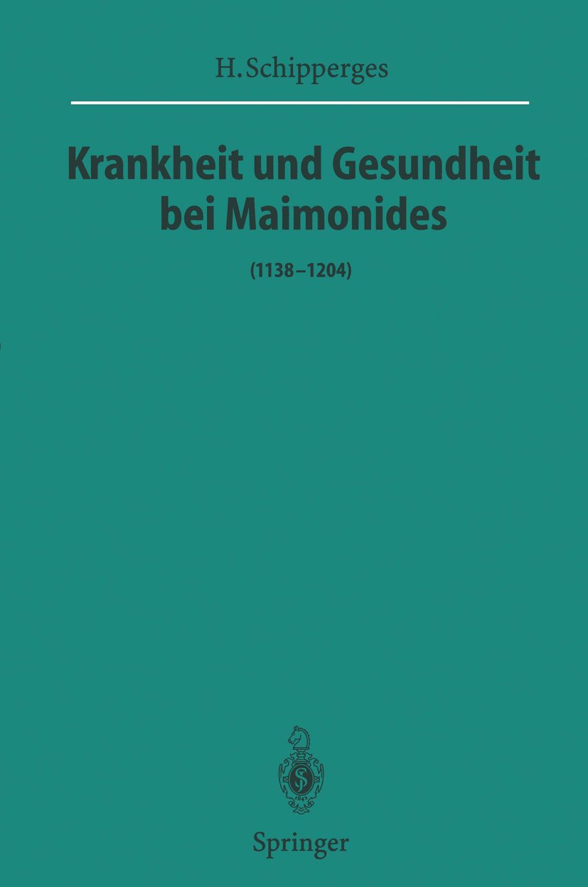 Krankheit und Gesundheit bei Maimonides
