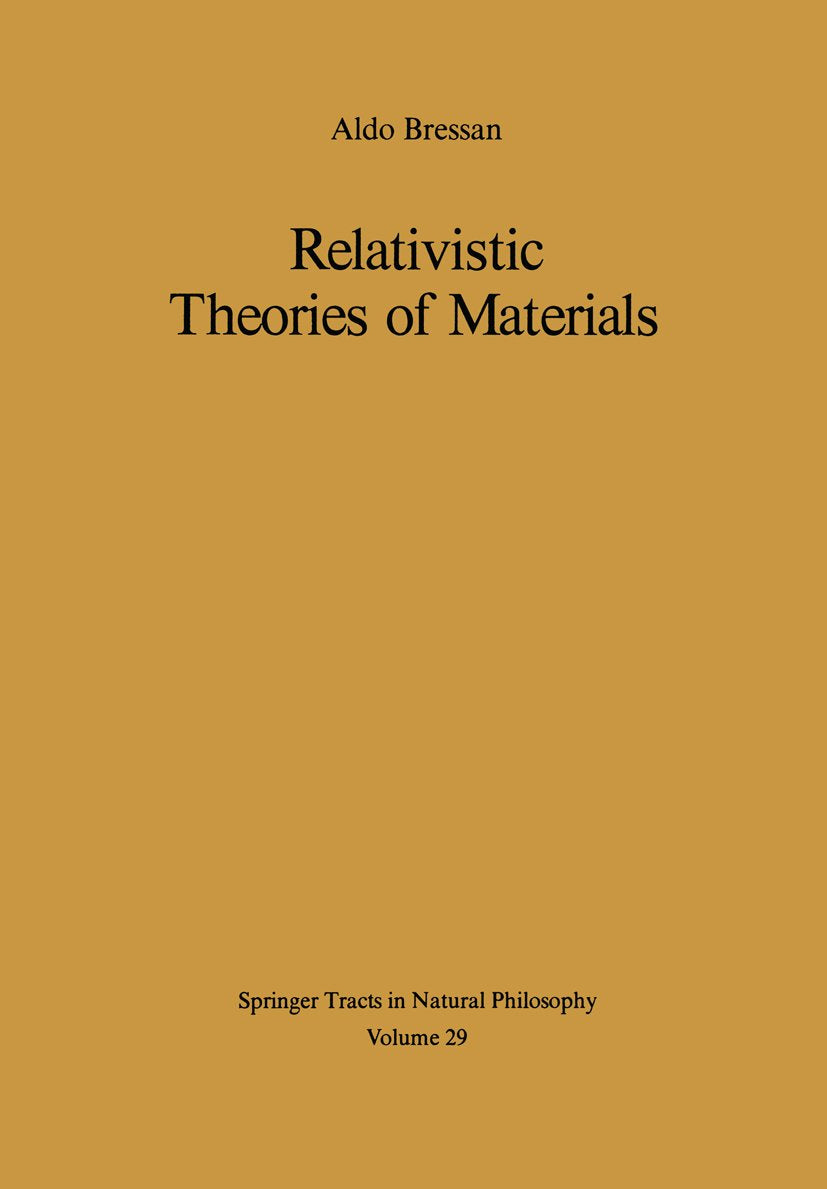 Springer Tracts in Natural Philosophy