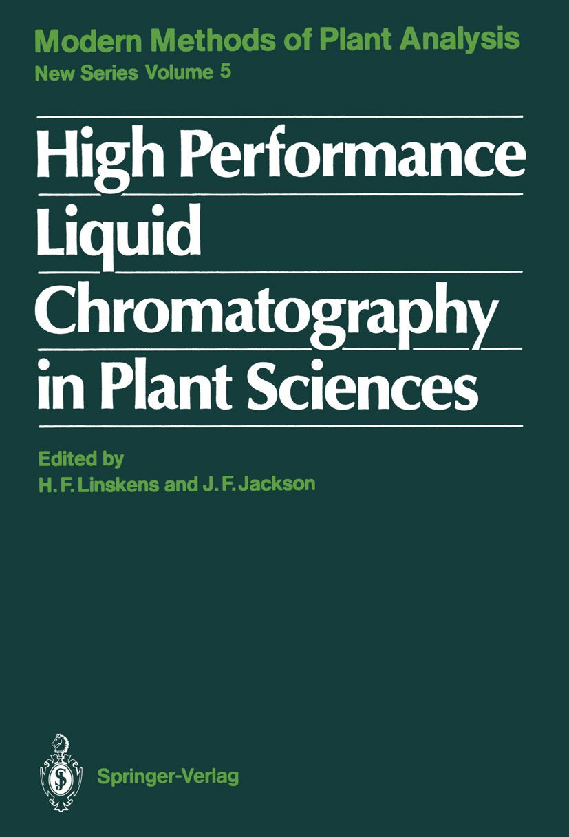 High Performance Liquid Chromatography in Plant Sciences
