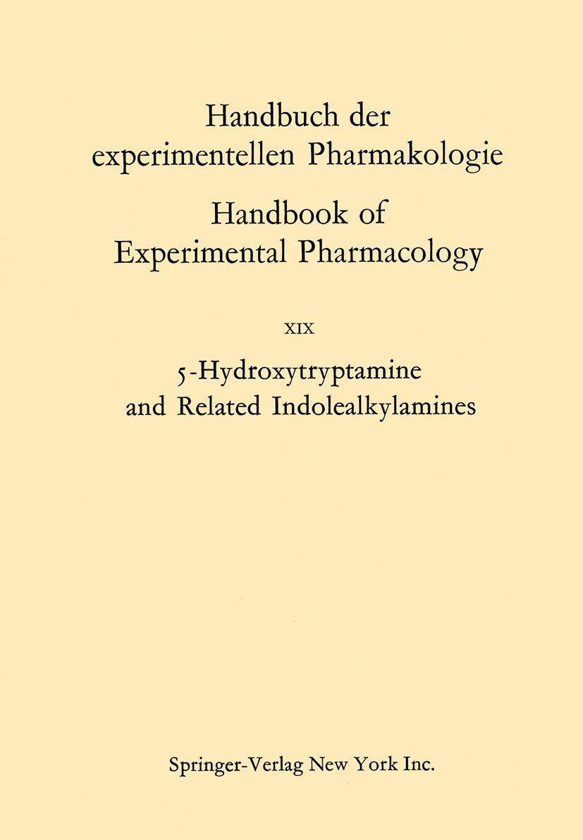 5-Hydroxytryptamine and Related Indolealkylamines