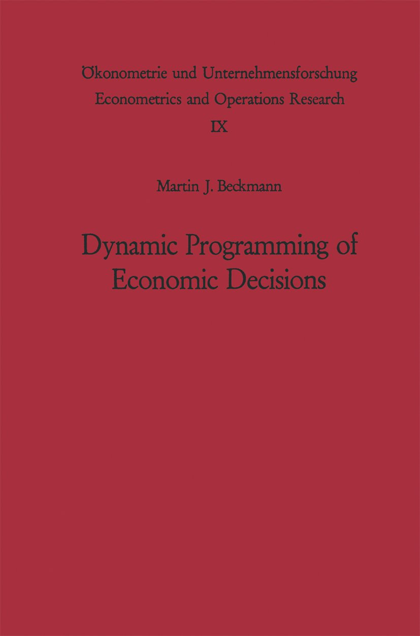 Ökonometrie und Unternehmensforschung Econometrics and Operations Research