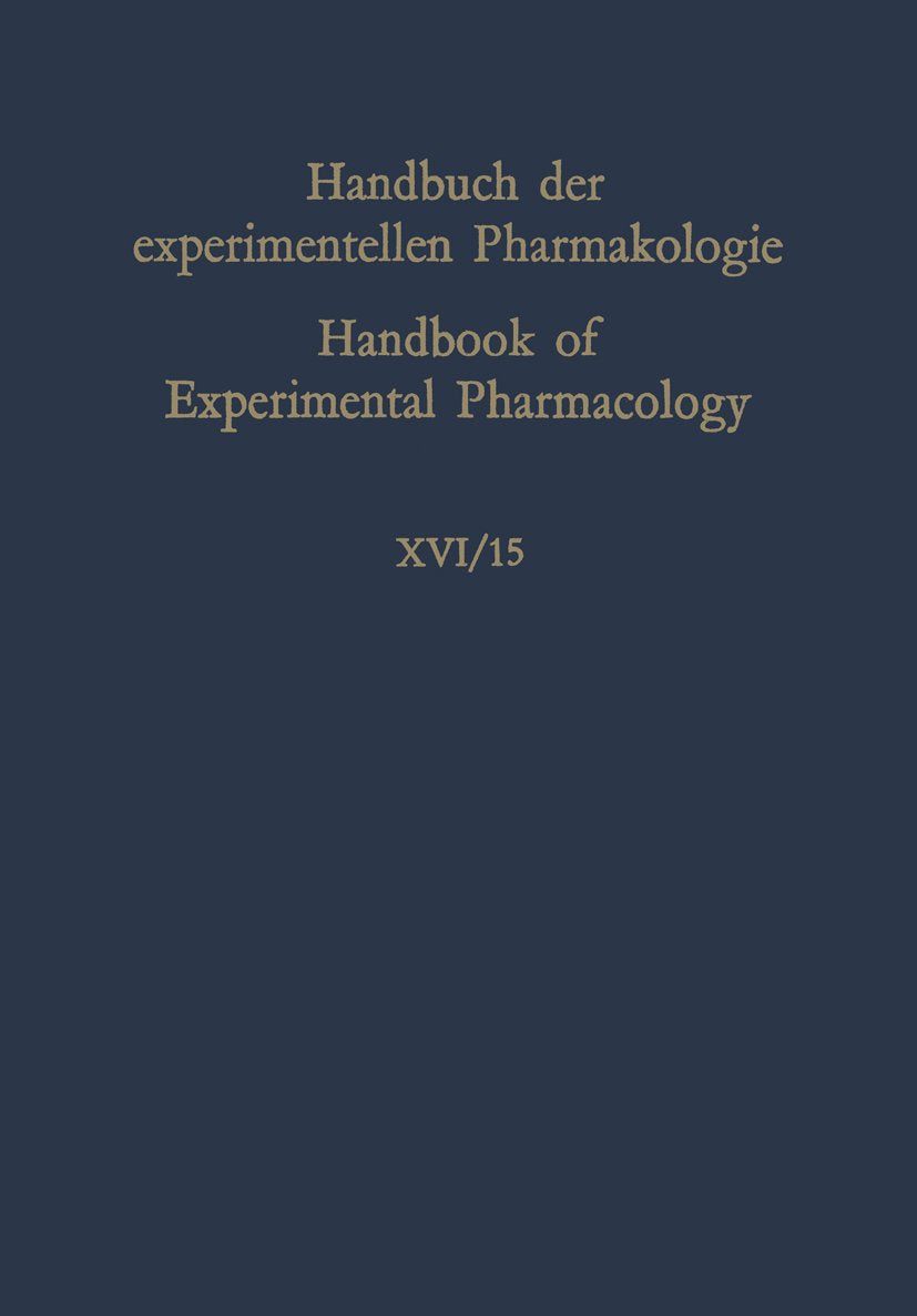 Handbook of Experimental Pharmacology