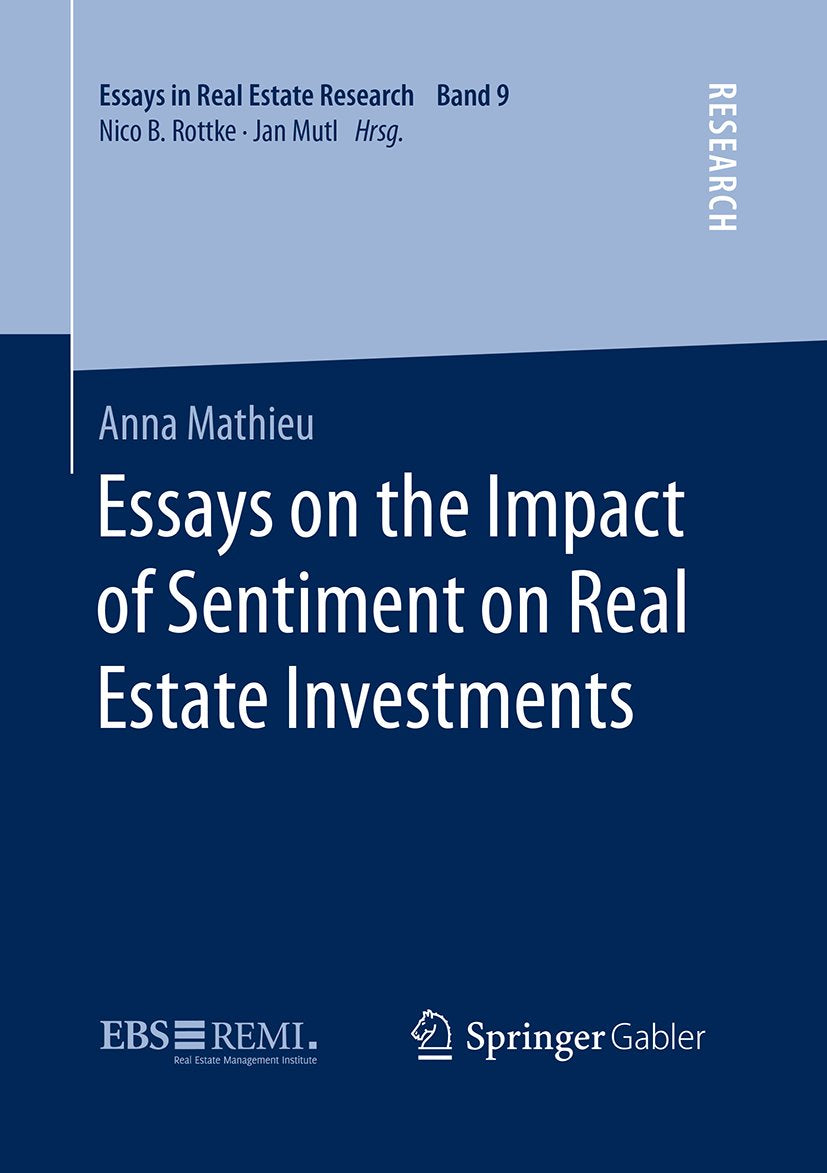 Essays in Real Estate Research