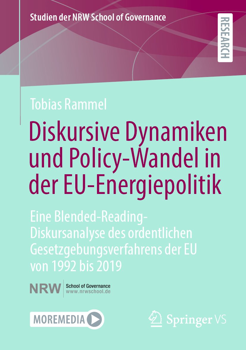 Studien der NRW School of Governance: Eine Blended-Reading-Diskursanalyse des ordentlichen Gesetzgebungsverfahrens der EU von 1992 bis 2019