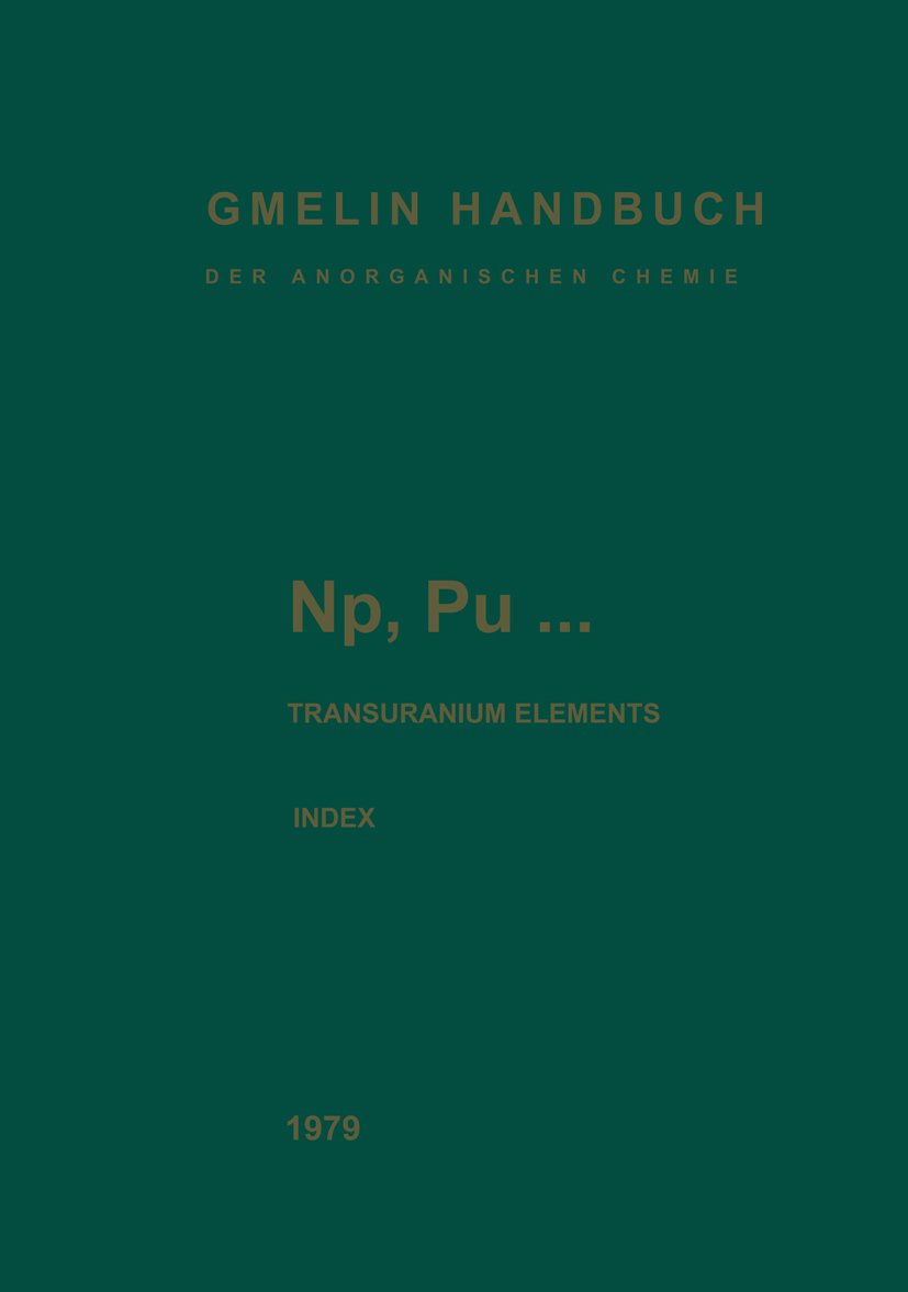 Gmelin Handbook of Inorganic and Organometallic Chemistry - 8th edition