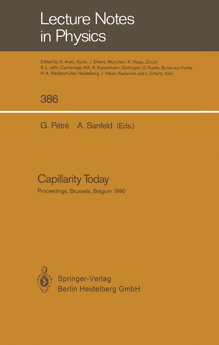 Capillarity Today