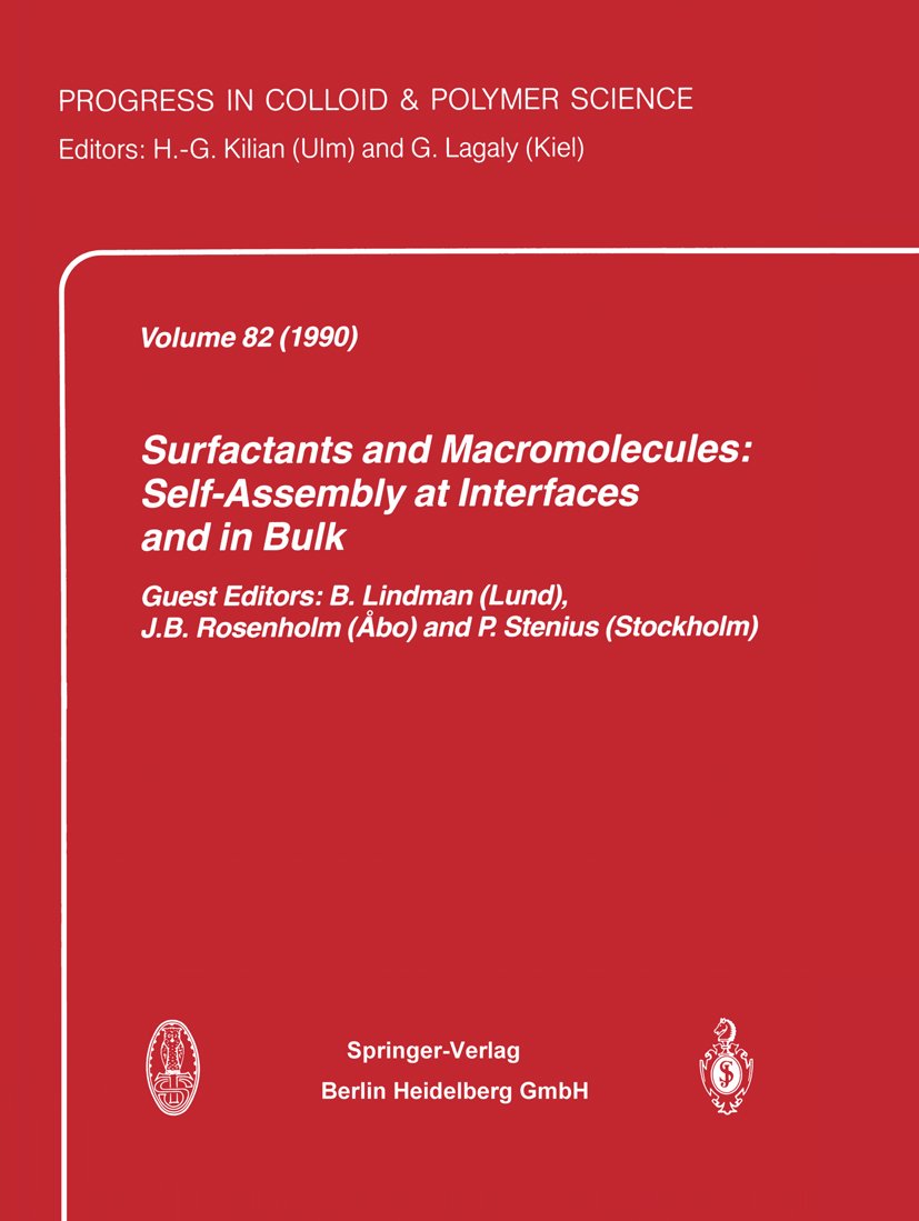 Progress in Colloid and Polymer Science