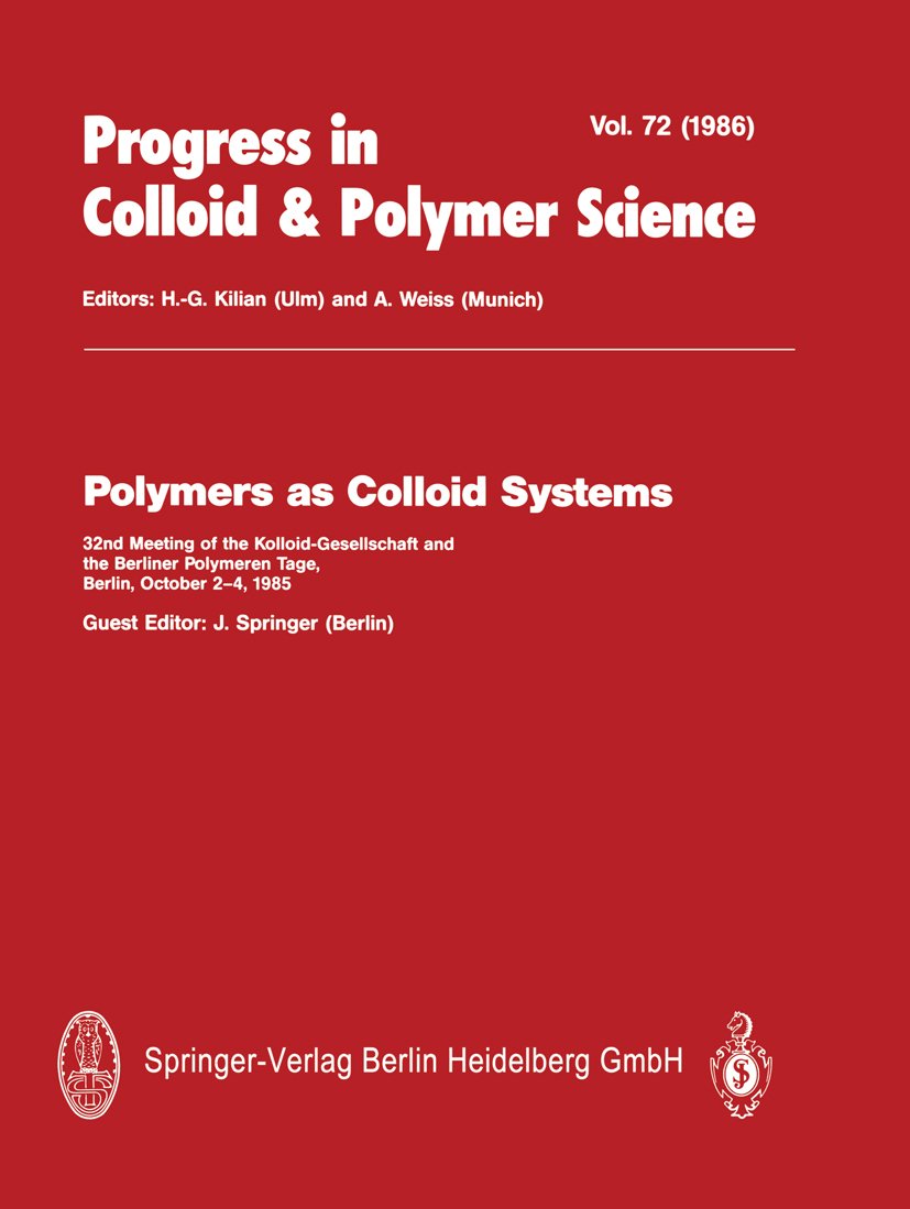 Progress in Colloid and Polymer Science