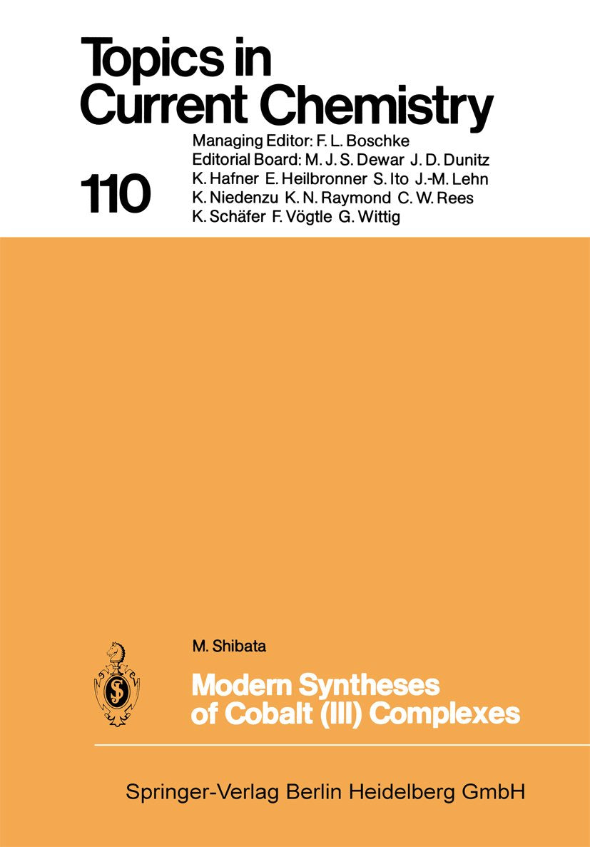 Modern Syntheses of Cobalt (III) Complexes