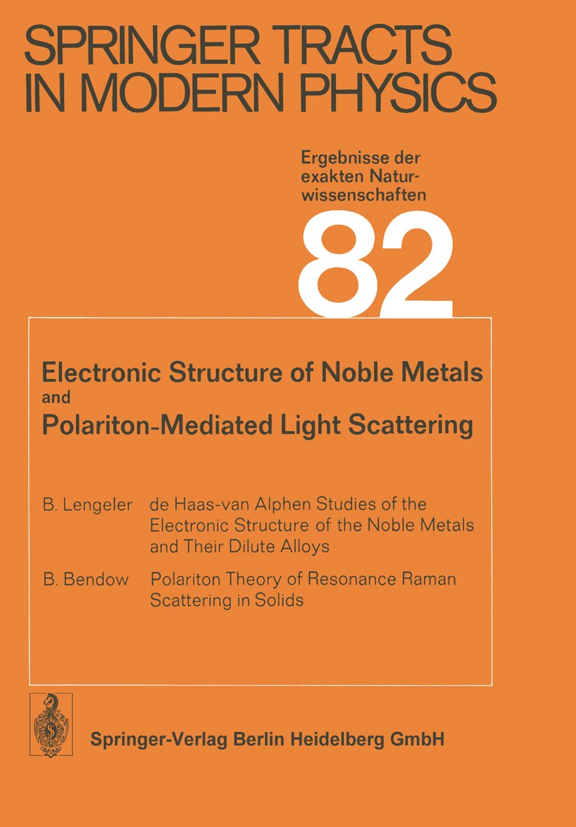 Springer Tracts in Modern Physics