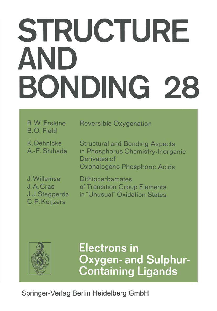 Structure and Bonding