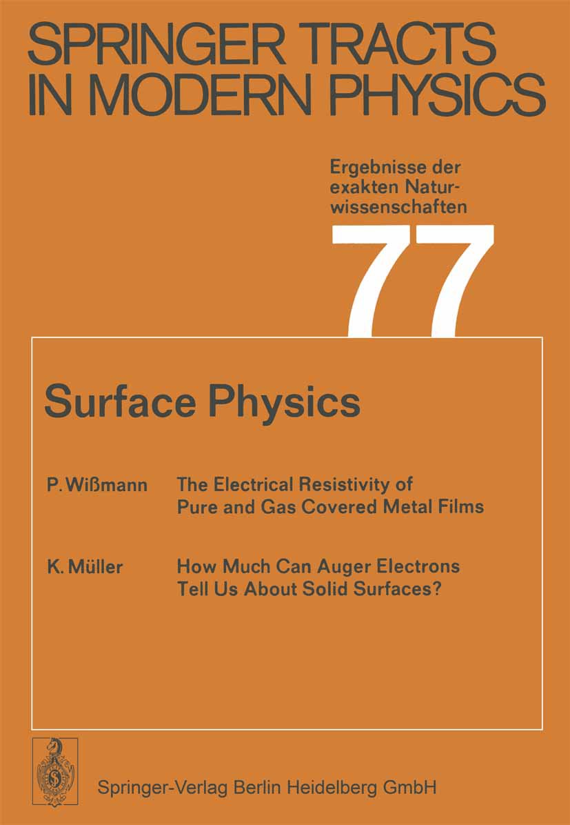 Springer Tracts in Modern Physics