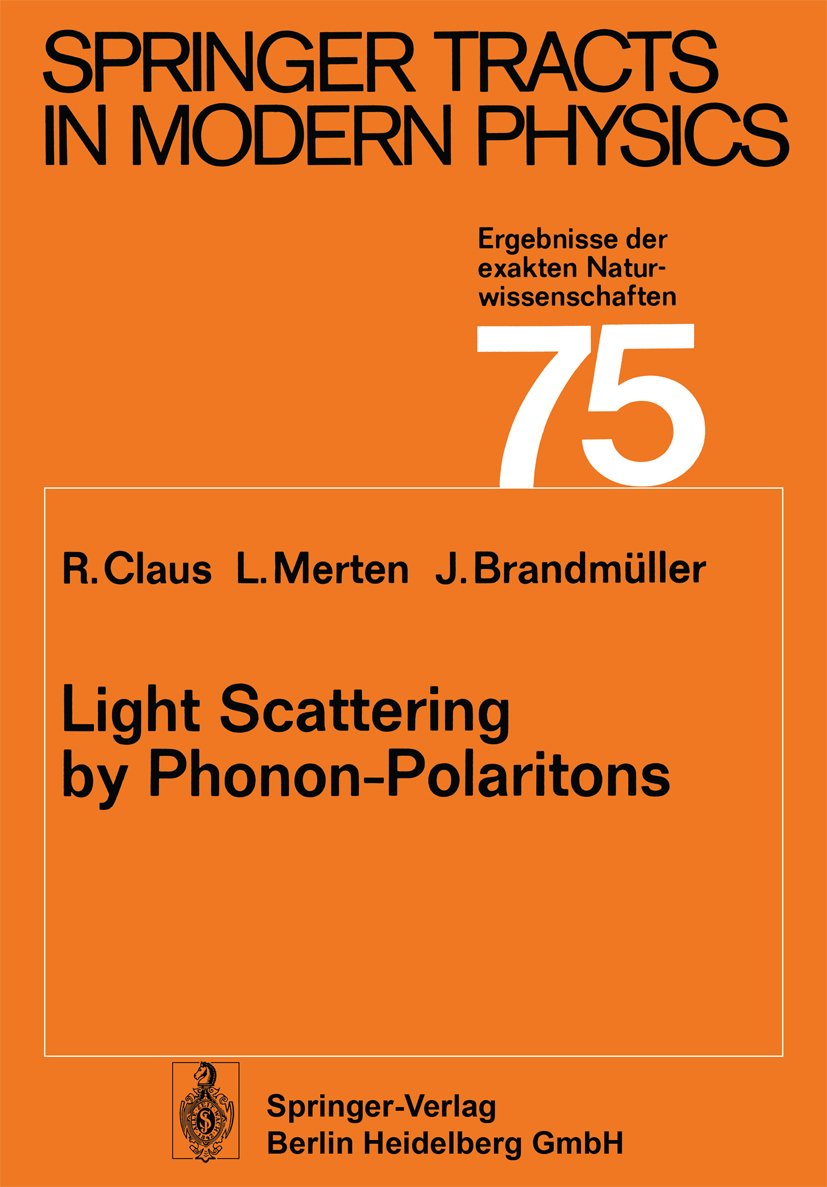 Springer Tracts in Modern Physics