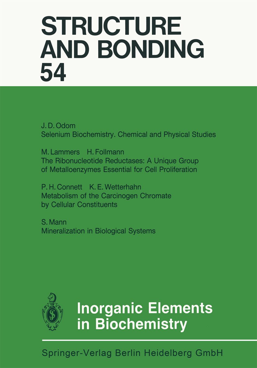 Inorganic Elements in Biochemistry