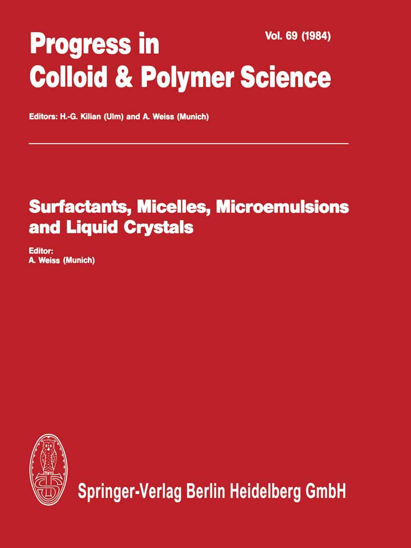 Progress in Colloid and Polymer Science