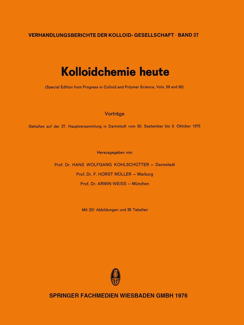 Kolloidchemie heute