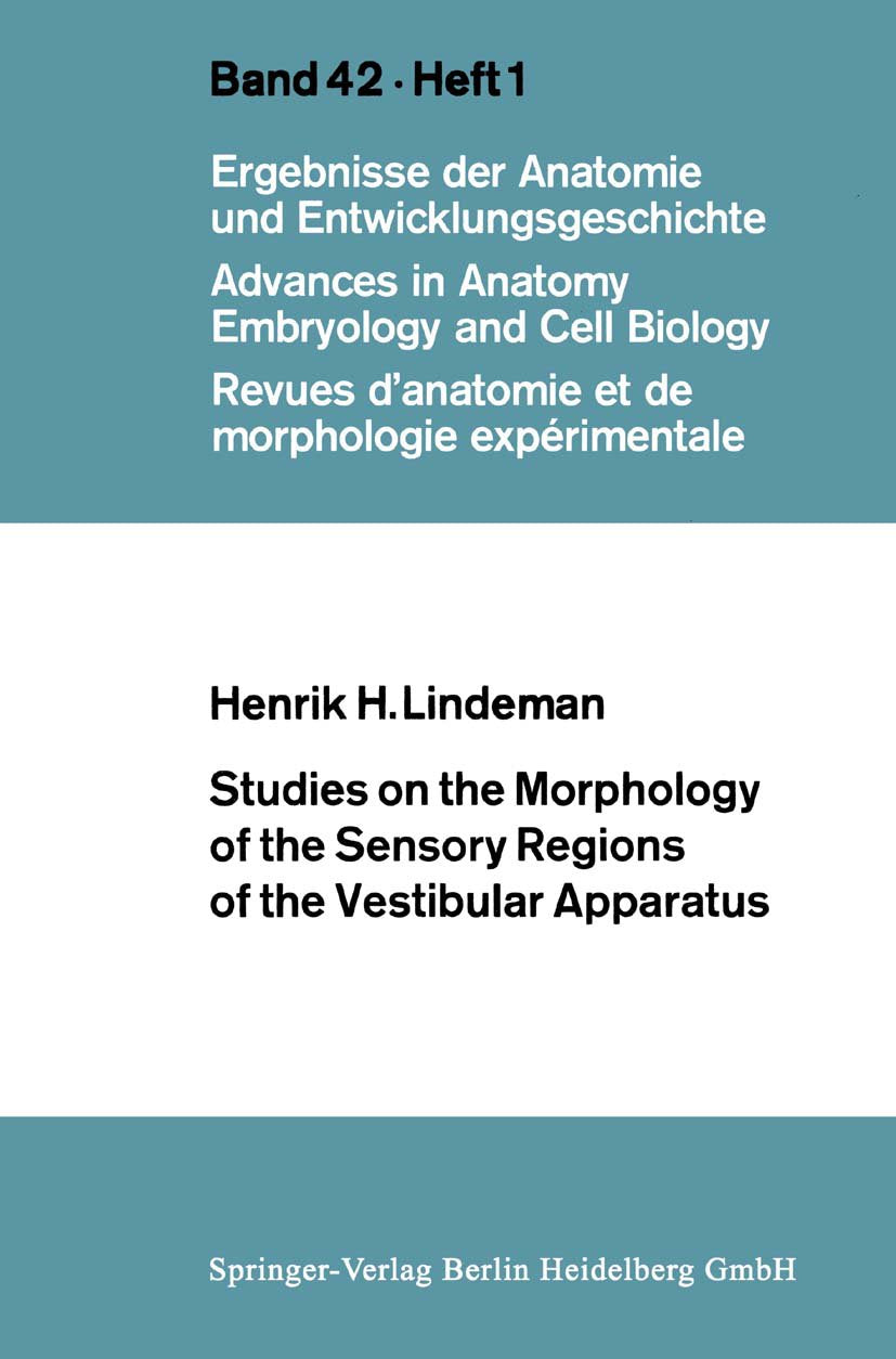 Advances in Anatomy, Embryology and Cell Biology