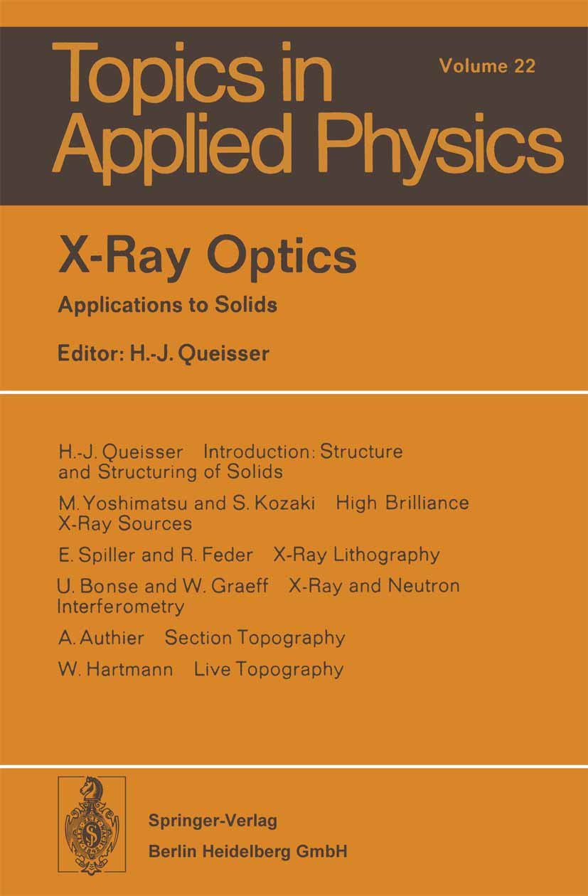 Topics in Applied Physics