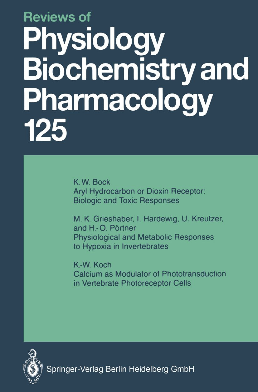 Reviews of Physiology, Biochemistry and Pharmacology
