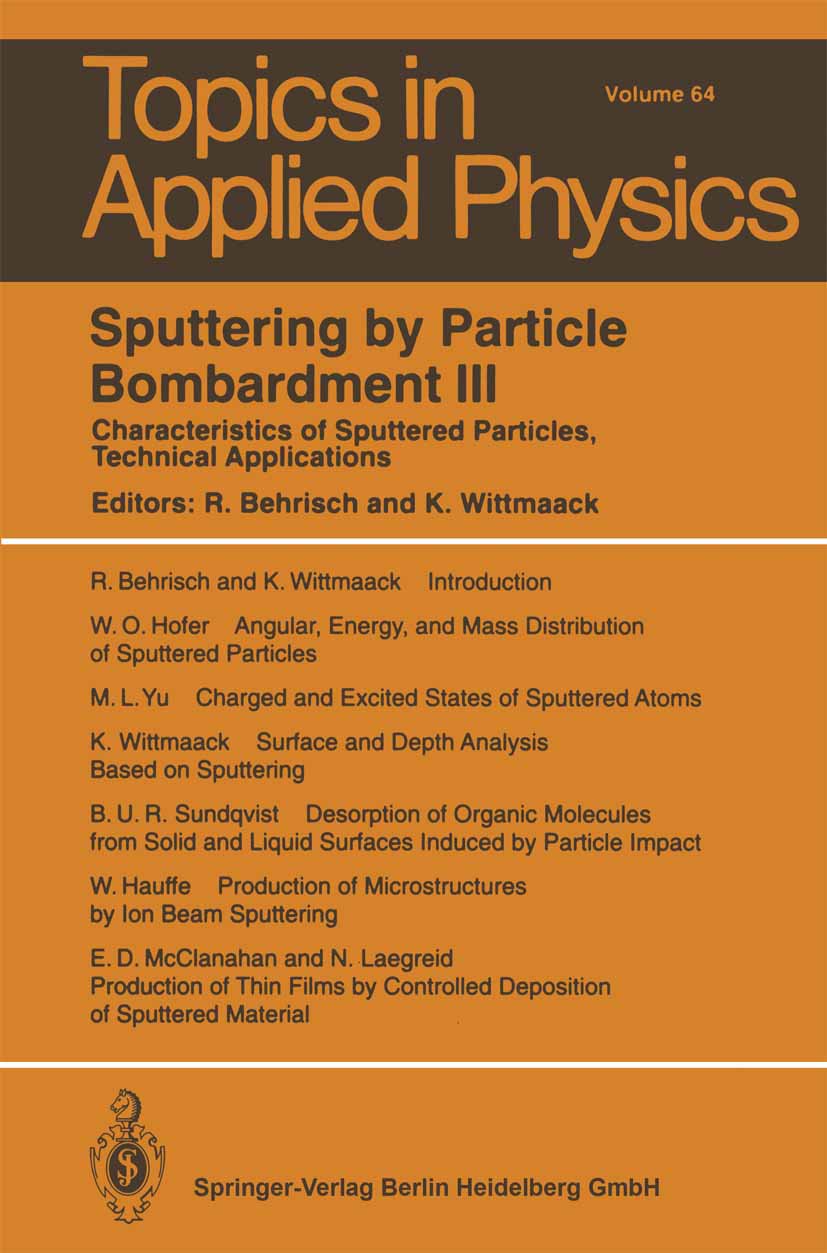 Topics in Applied Physics