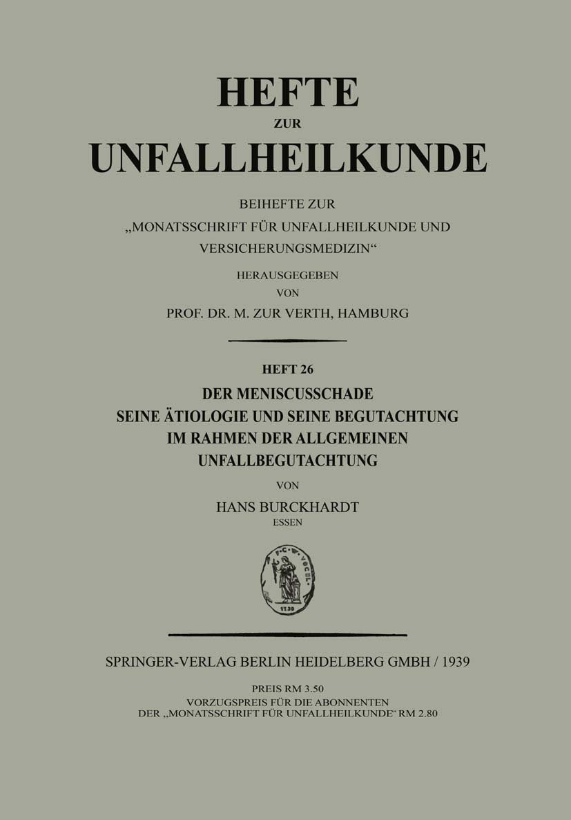 Der Meniscusschade