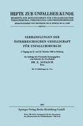 Verhandlungen der Österreichischen Gesellschaft für Unfallchirurgie