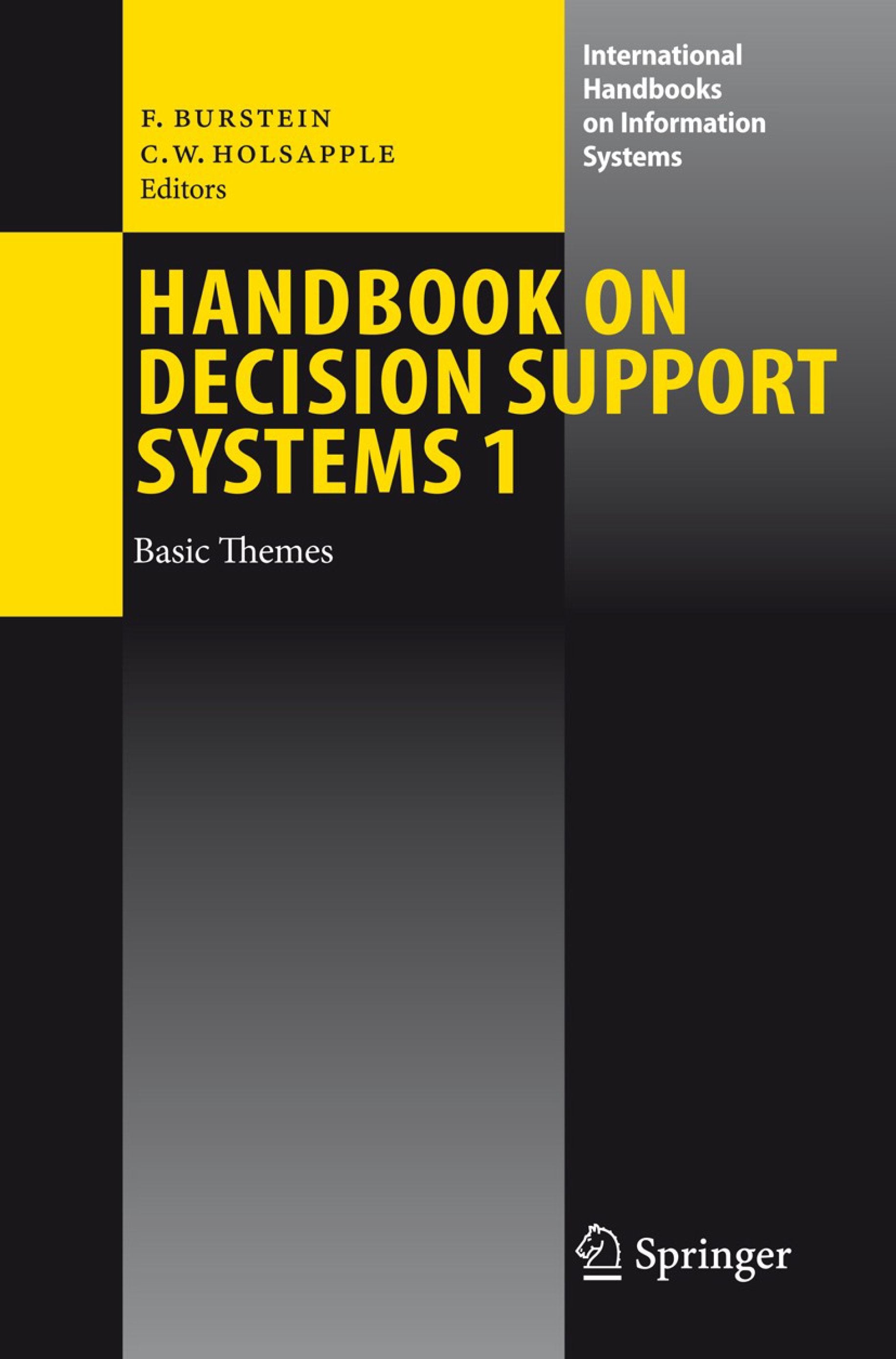 International Handbooks on Information Systems