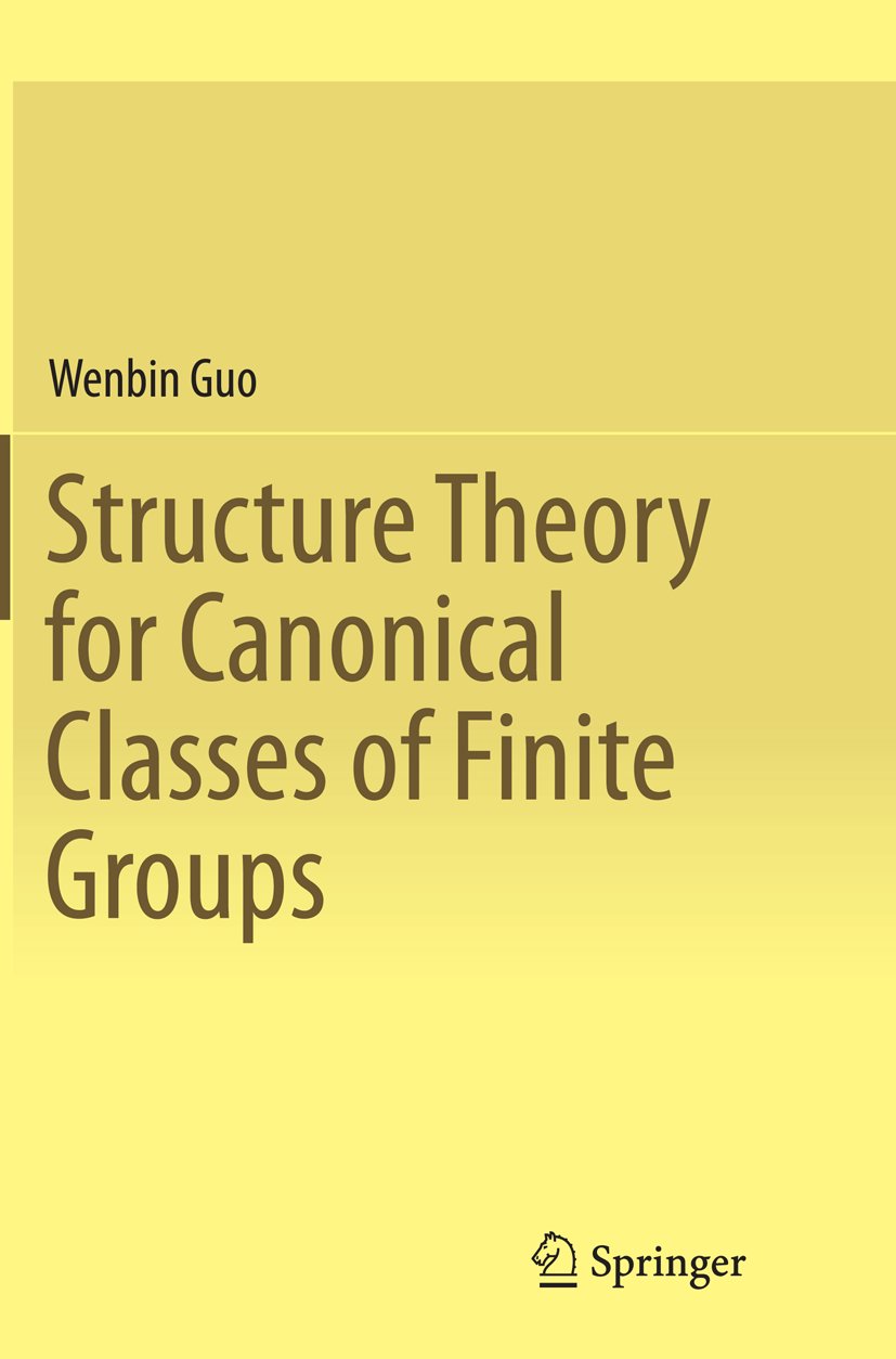 Structure Theory for Canonical Classes of Finite Groups