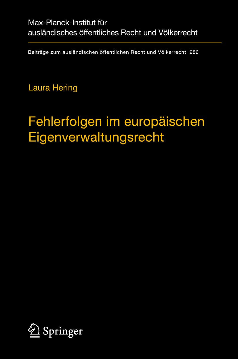 Fehlerfolgen im europäischen Eigenverwaltungsrecht