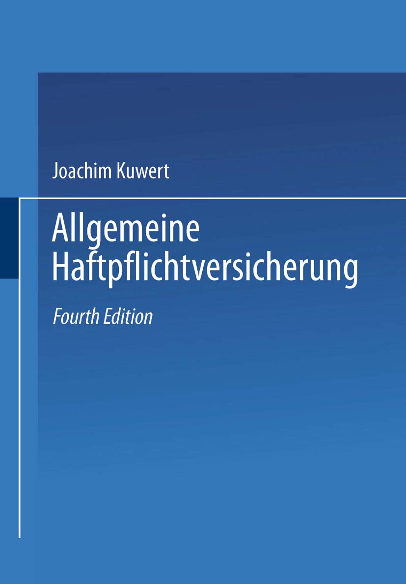Allgemeine Haftpflichtversicherung