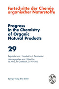 Fortschritte der Chemie organischer Naturstoffe Progress in the Chemistry of Organic Natural Products