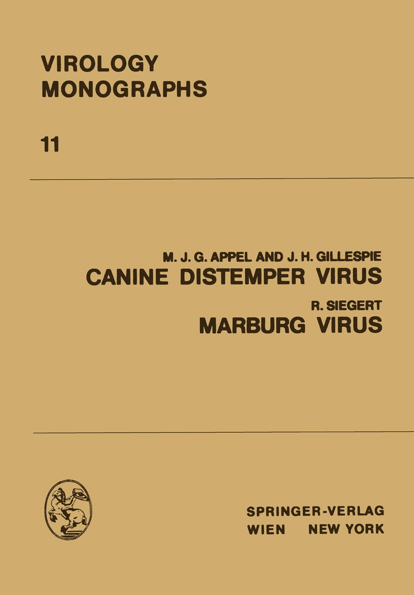 Virology Monographs Die Virusforschung in Einzeldarstellungen