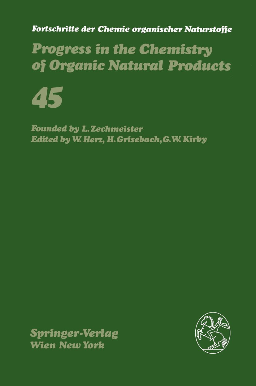 Fortschritte der Chemie organischer Naturstoffe / Progress in the Chemistry of Organic Natural Products