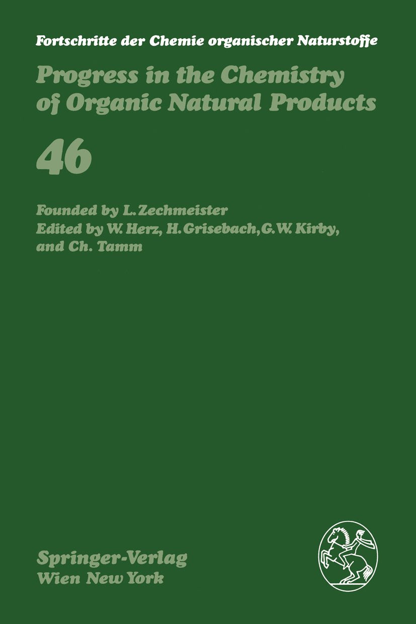 Fortschritte der Chemie organischer Naturstoffe Progress in the Chemistry of Organic Natural Products