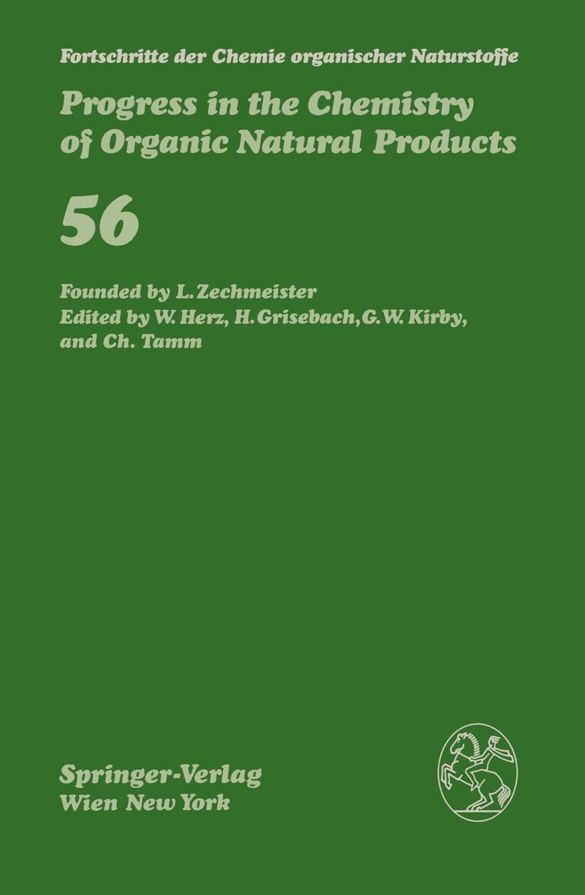 Fortschritte der Chemie organischer Naturstoffe / Progress in the Chemistry of Organic Natural Products