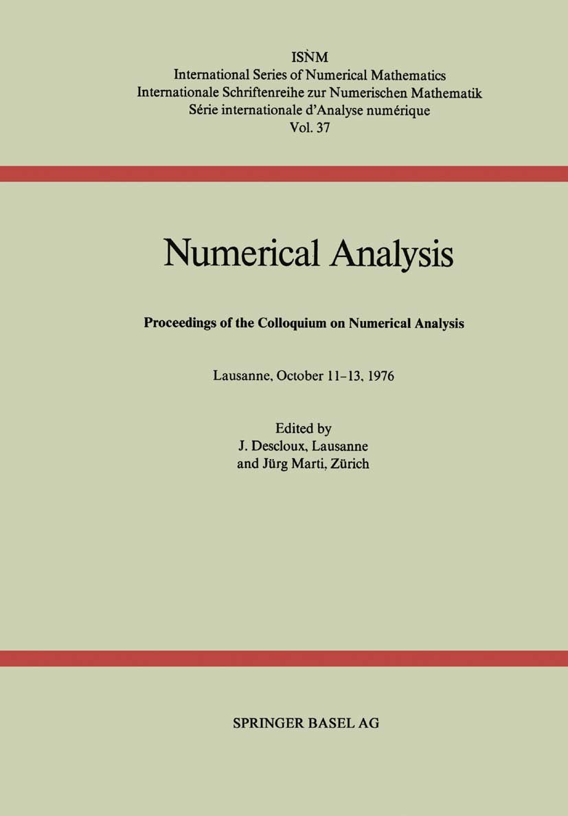 International Series of Numerical Mathematics
