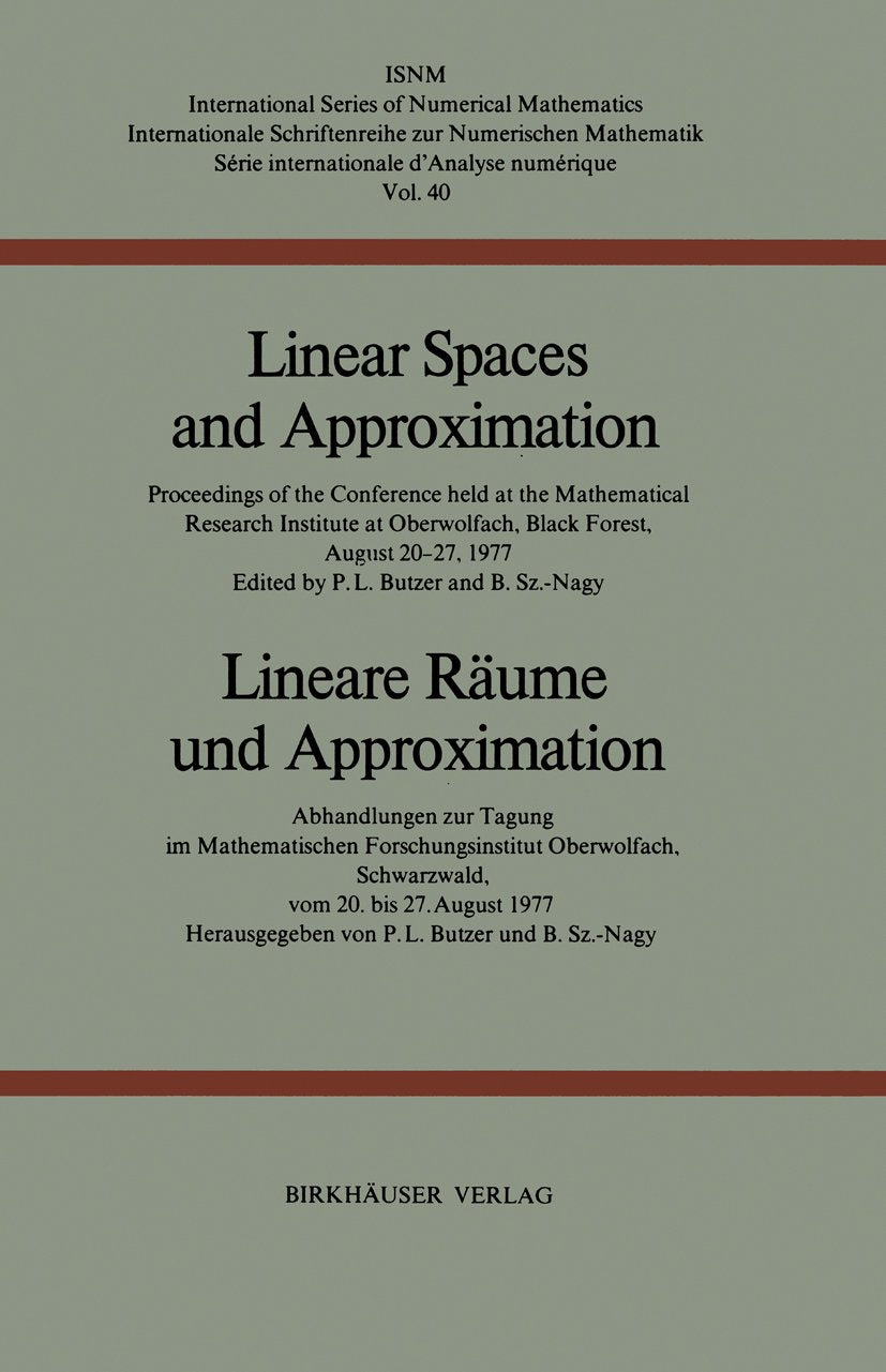 International Series of Numerical Mathematics