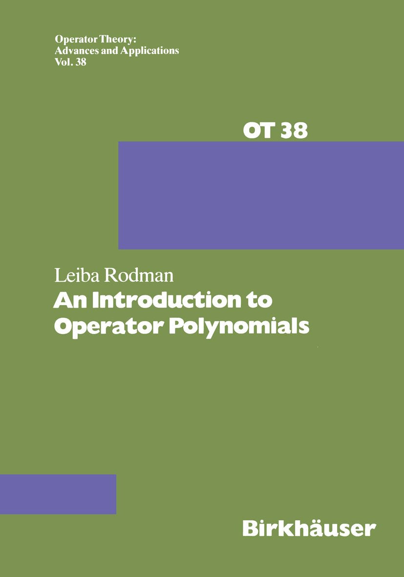 Operator Theory: Advances and Applications
